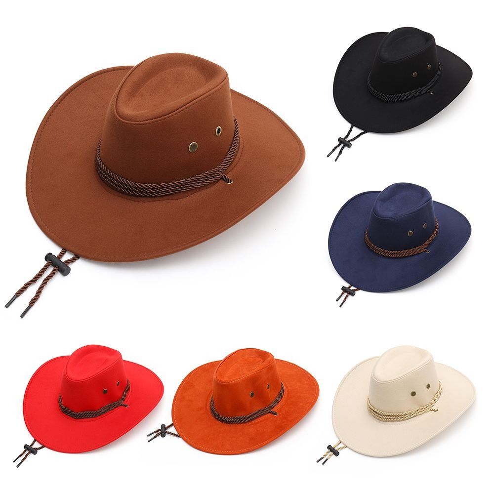Winter Ethnic Fashion For Women - Chapéu de Cowboy Estilo Ocidental da