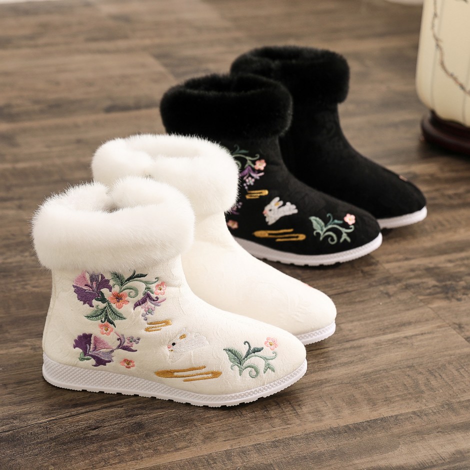 Winter Ethnic Fashion For Women - Moda botas de inverno sapatos femininos