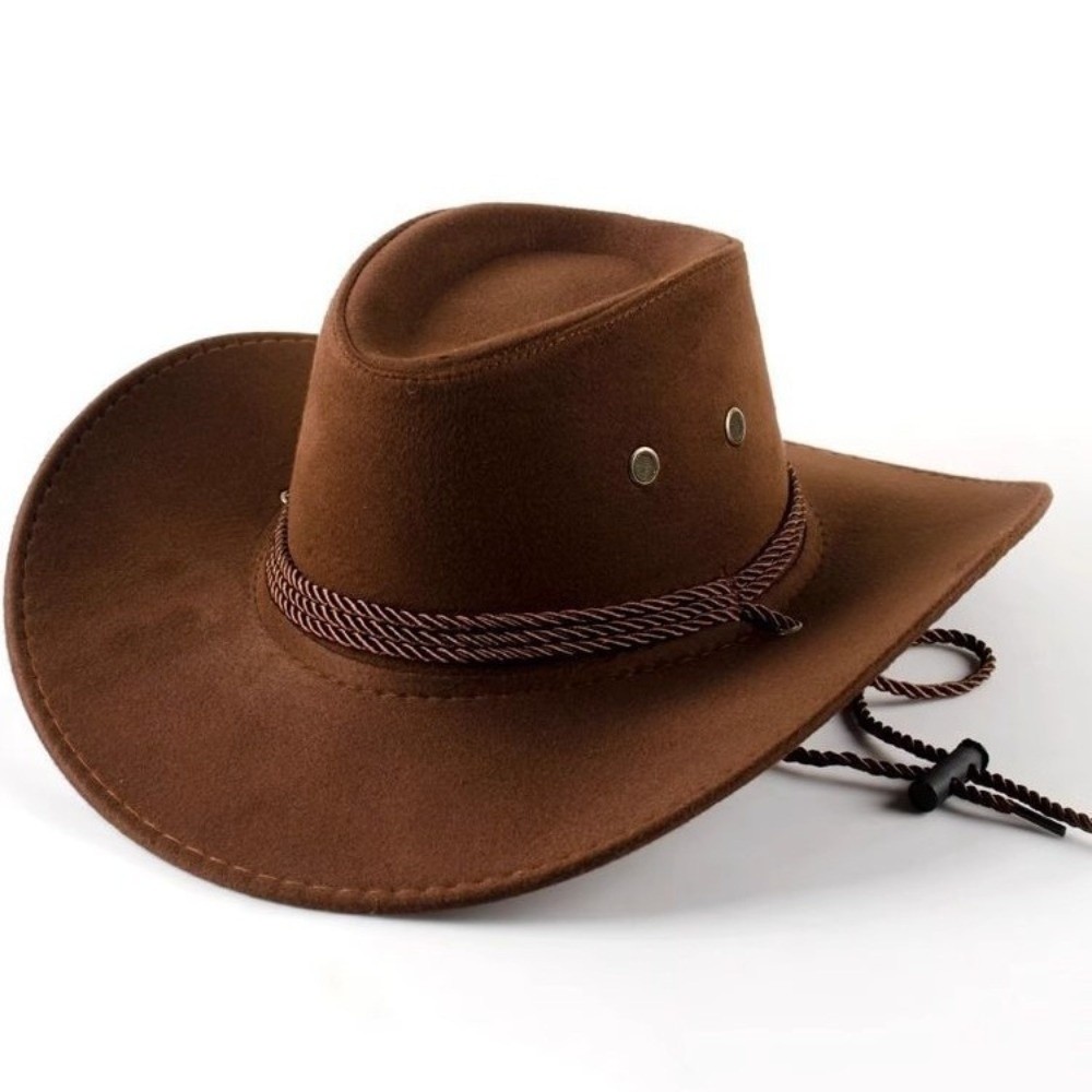 Chapéu de Cowboy Estilo Ociden - Winter Ethnic Fashion For Women avaliação e preço