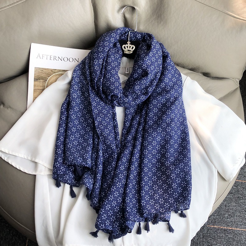 Cachecol de linho de algodão e - Winter Ethnic Fashion For Women avaliação e preço
