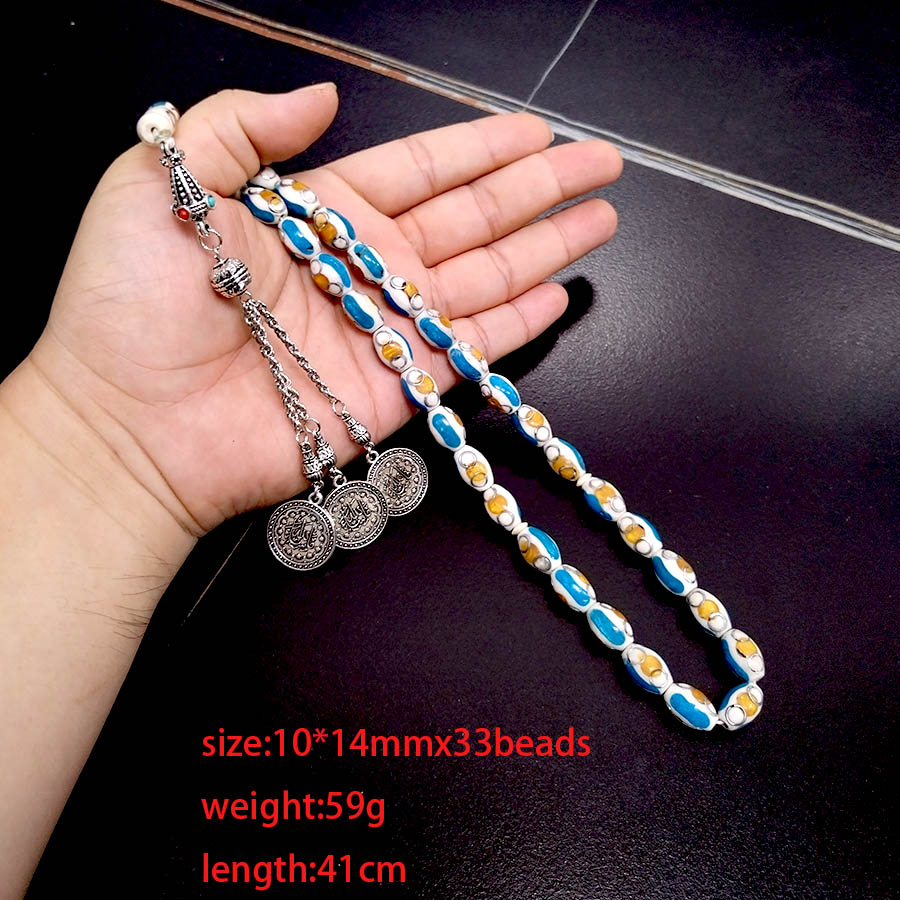 Tasbih de Osso de Camelo com L - Ethnic Fashion Online avaliação e preço