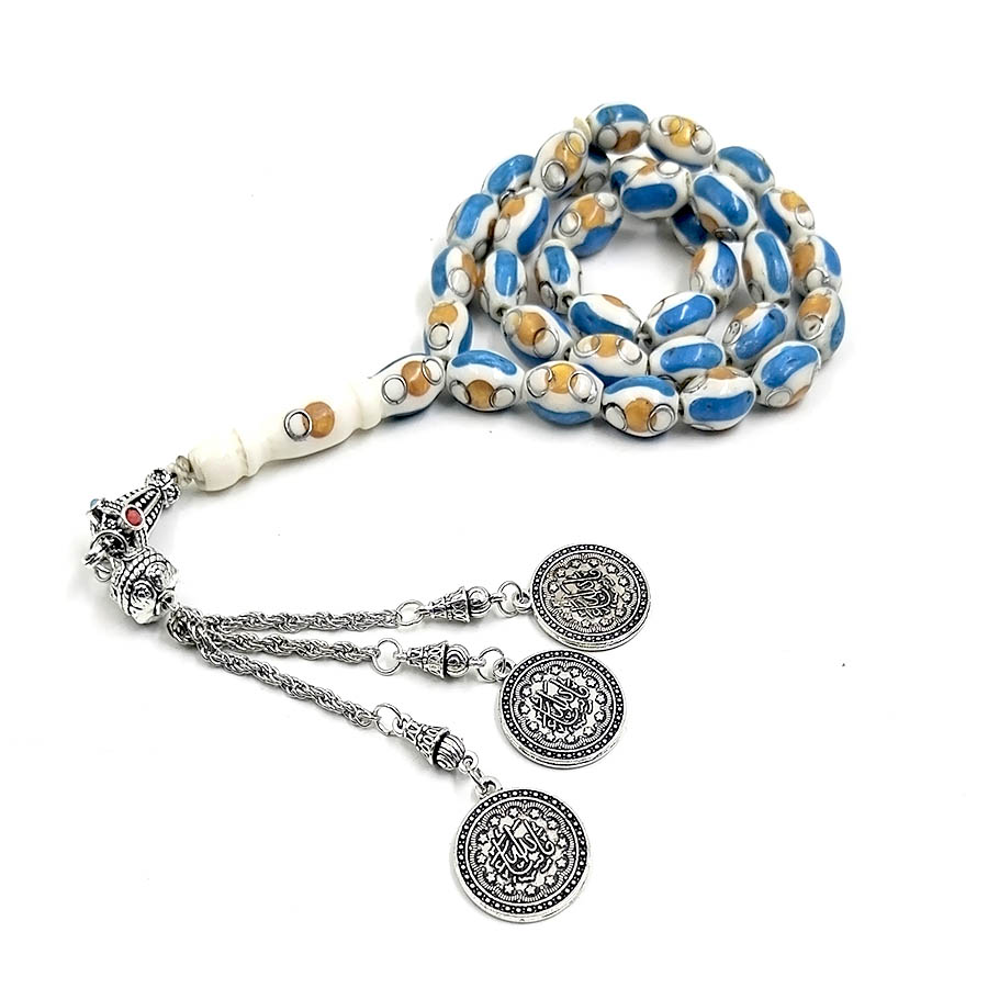 Tasbih de Osso de Camelo com L - Ethnic Fashion Online avaliação e preço