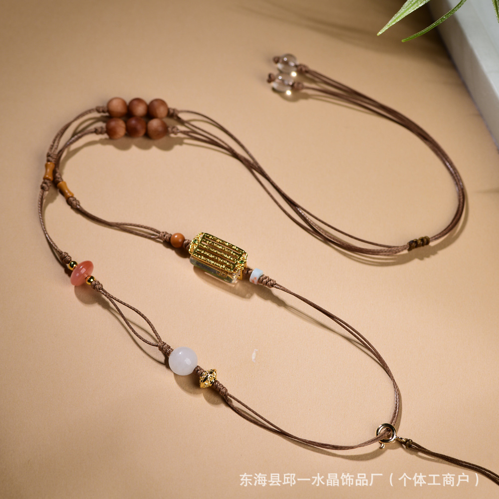 Novo Colar Longo de Cristal Es - Ethnic Fashion Accessories avaliação e preço