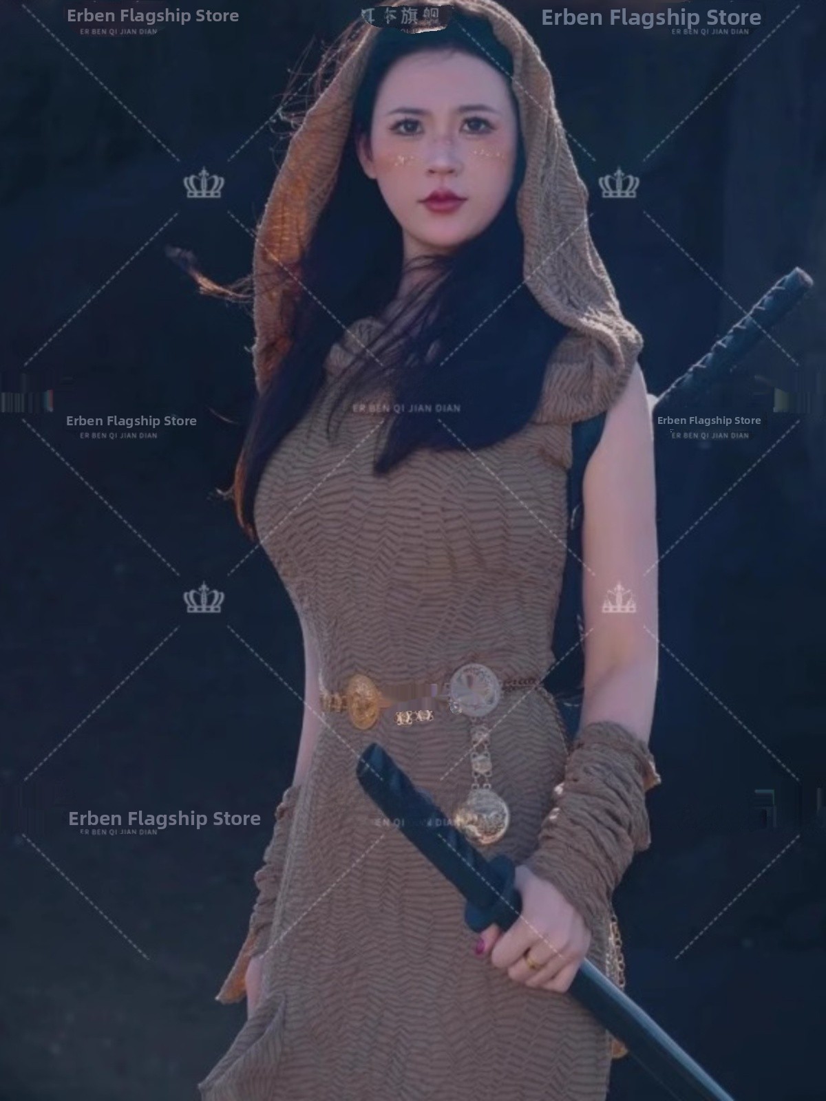 Novo Vestido de Fotografia Est - Ethnic Fashion Online avaliação e preço