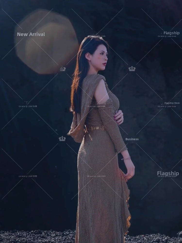 Novo Vestido de Fotografia Est - Ethnic Fashion Online avaliação e preço