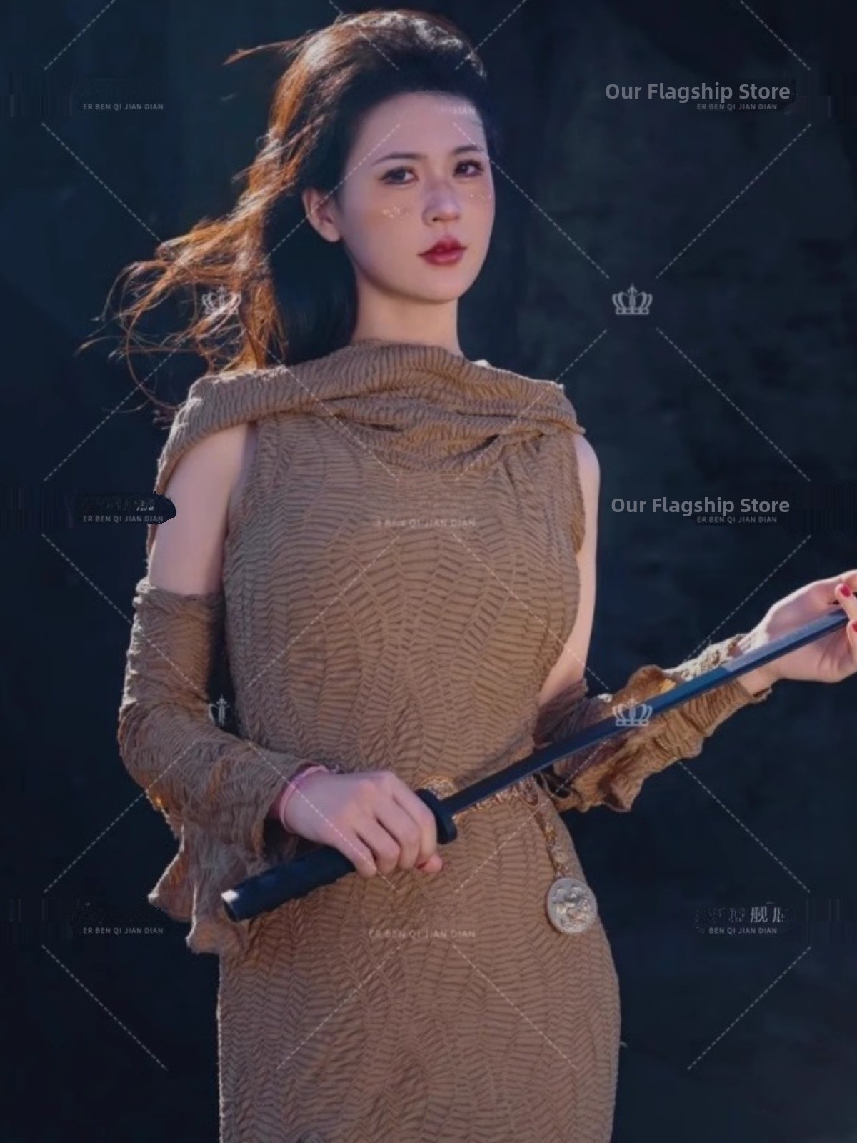 Novo Vestido de Fotografia Est - Ethnic Fashion Online avaliação e preço
