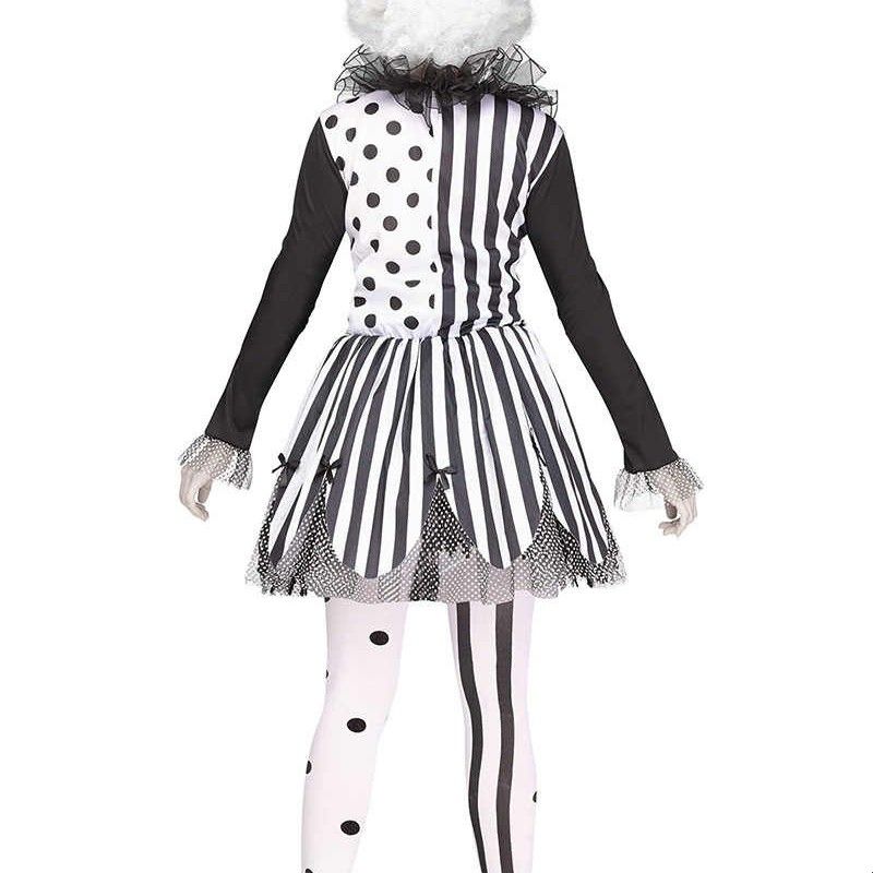Novo Vestido de Palhaço Preto  - Ethnic Fashion Dress avaliação e preço