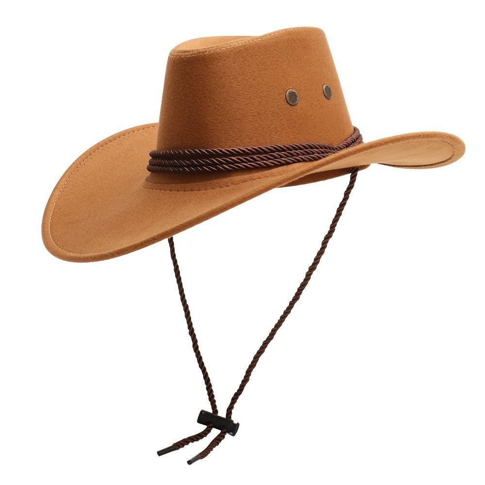 Chapéu de Cowboy Estilo Ociden - Winter Ethnic Fashion For Women avaliação e preço
