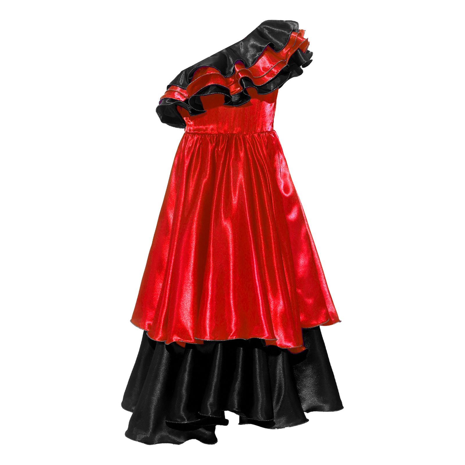 Fantasia de Dança Flamenca Esp - Ethnic Fashion Dress avaliação e preço